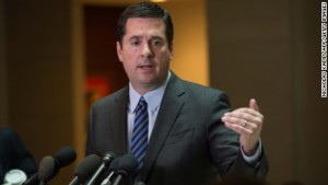 Rep. Devin Nunes briefs the press on new intelligence revealing details about Trumps surveillance charges on the Obama Administration Credit: Getty Imgages