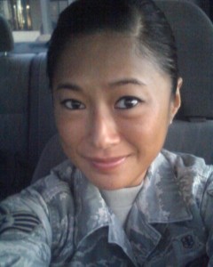 Kyung Jones in her U.S. Air Force uniform 